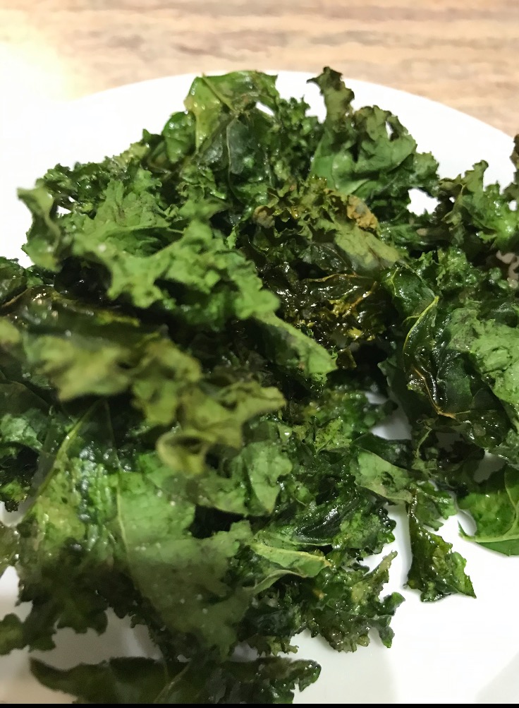 green kale chips